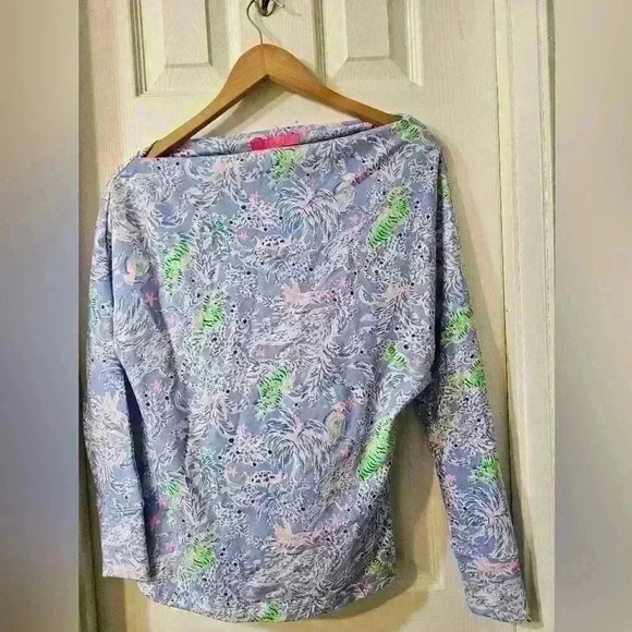 Lilly Pulitzer Sheera One-Shoulder Top - Picture 2 of 6